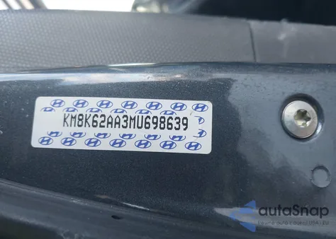 2021 Hyundai Kona Sel Plus from USA, damaged, VIN KM8K62AA3MU698639